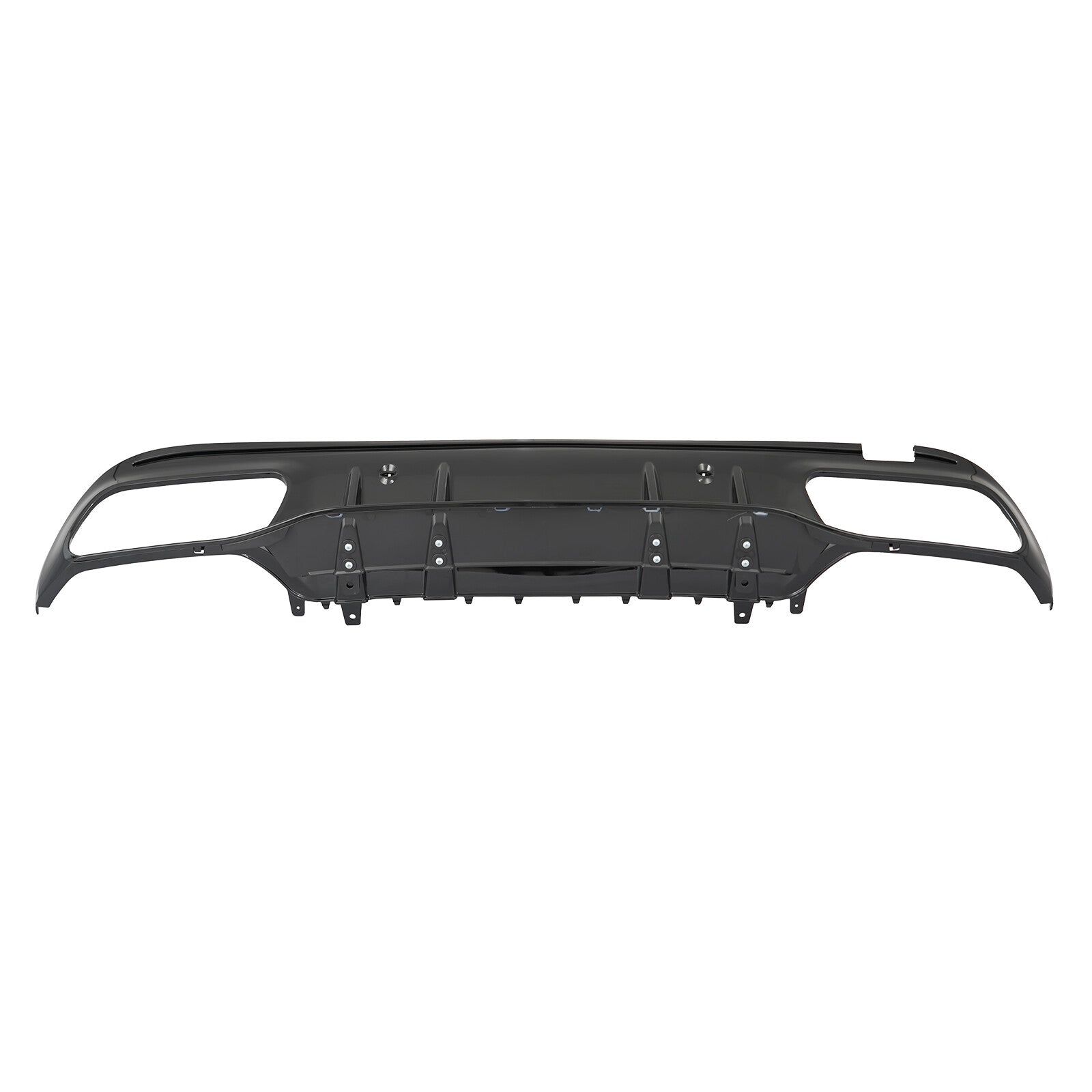 Suitable for 2015-2021 for Mercedes-Benz W205 AMG rear bumper diffuser exhaust tips C63 style Q