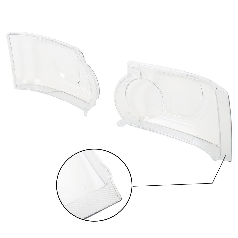 A pair of headlight lens covers for the 2006-09 for Land Rover for Range Rover non-Sport model. n