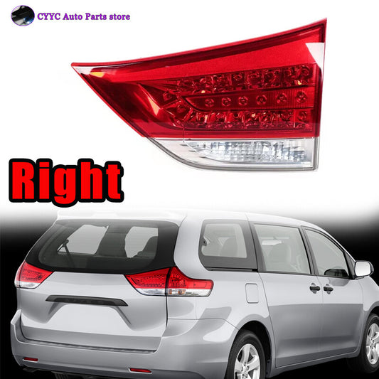 Right for Toyota for Sienna 2011-2014 Inner Tail Light Rear Brake Reverse Stop Lamp