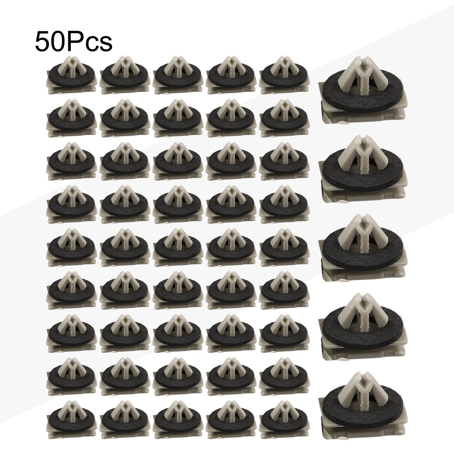 50pcs Rocker Panel Moulding Clip Exterior Trim Fastener for Jeep for Cherokee