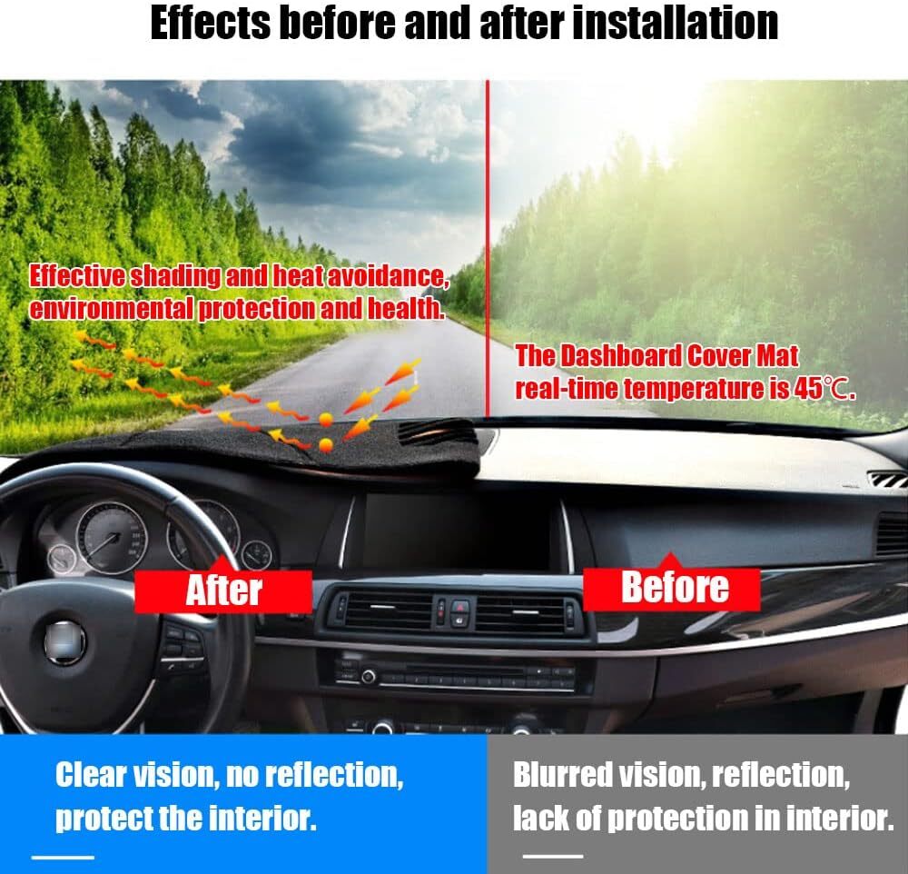 Custom-made dashboard cover/anti-slip dashboard mat for 2006-2011 for Lexus IS250 cars. n