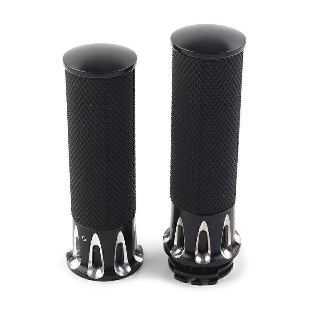 Fit for Harley Sportster XL883 XL1200 1 Handle Bar Hand Grips Black Motorcycle