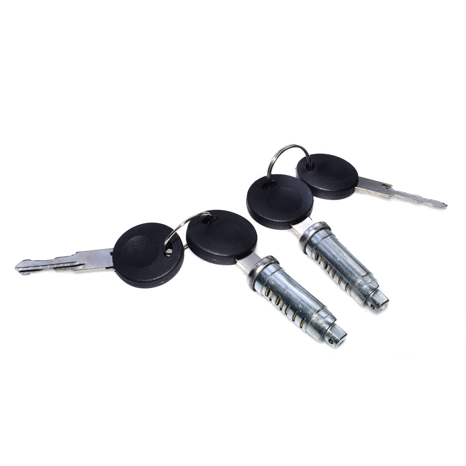 Set of 2 door lock cylinder barrel and key for for VW EuroVan TRANSPORTER MK4 T4- v