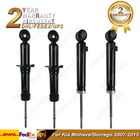 4x Front Rear Air Suspension Shock Strut Cores for Kia Mohave Borrego 2007-2015
