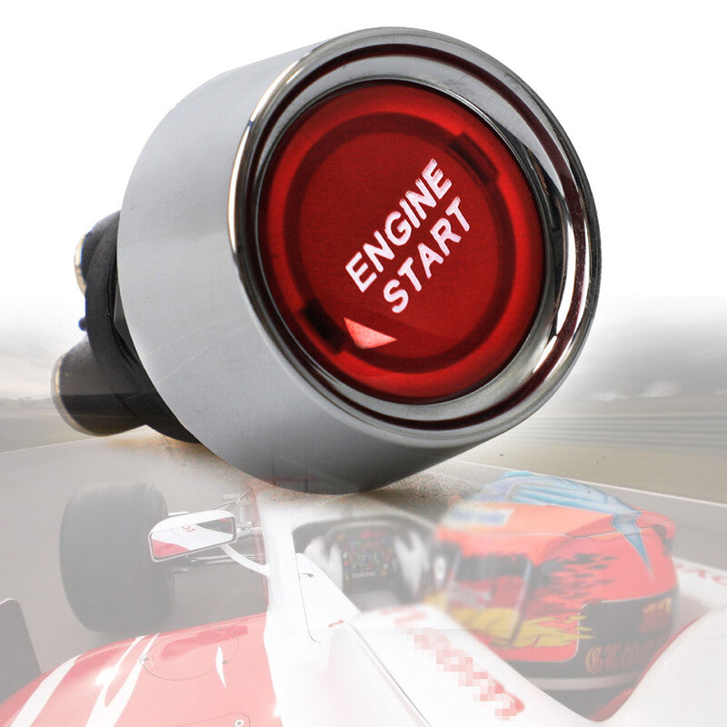 General Motors Red LED Illuminated Engine Start Switch Button for Beginners n