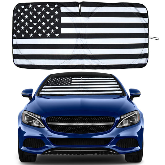 American flag sunshade cover for Corvette car accessories - n