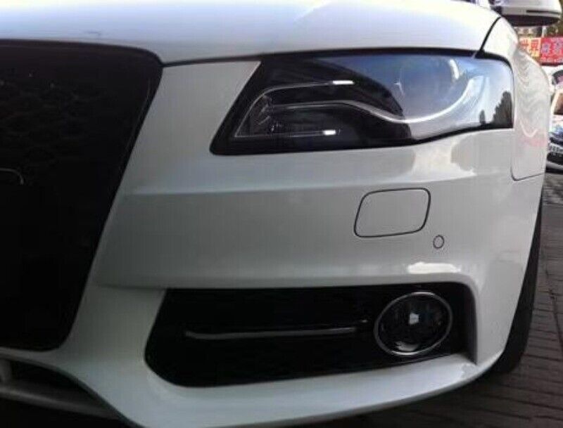 Fit for AUDI for A4 B8 2009-2012 RS4 Style Gloss Black Bumper Lower Grill Fog Light Q