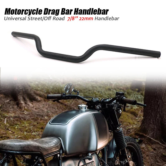Motorcycle 7/8 Euro Tracker Drag Handlebars Bars for Honda for Suzuki for Yamaha for Harley Q