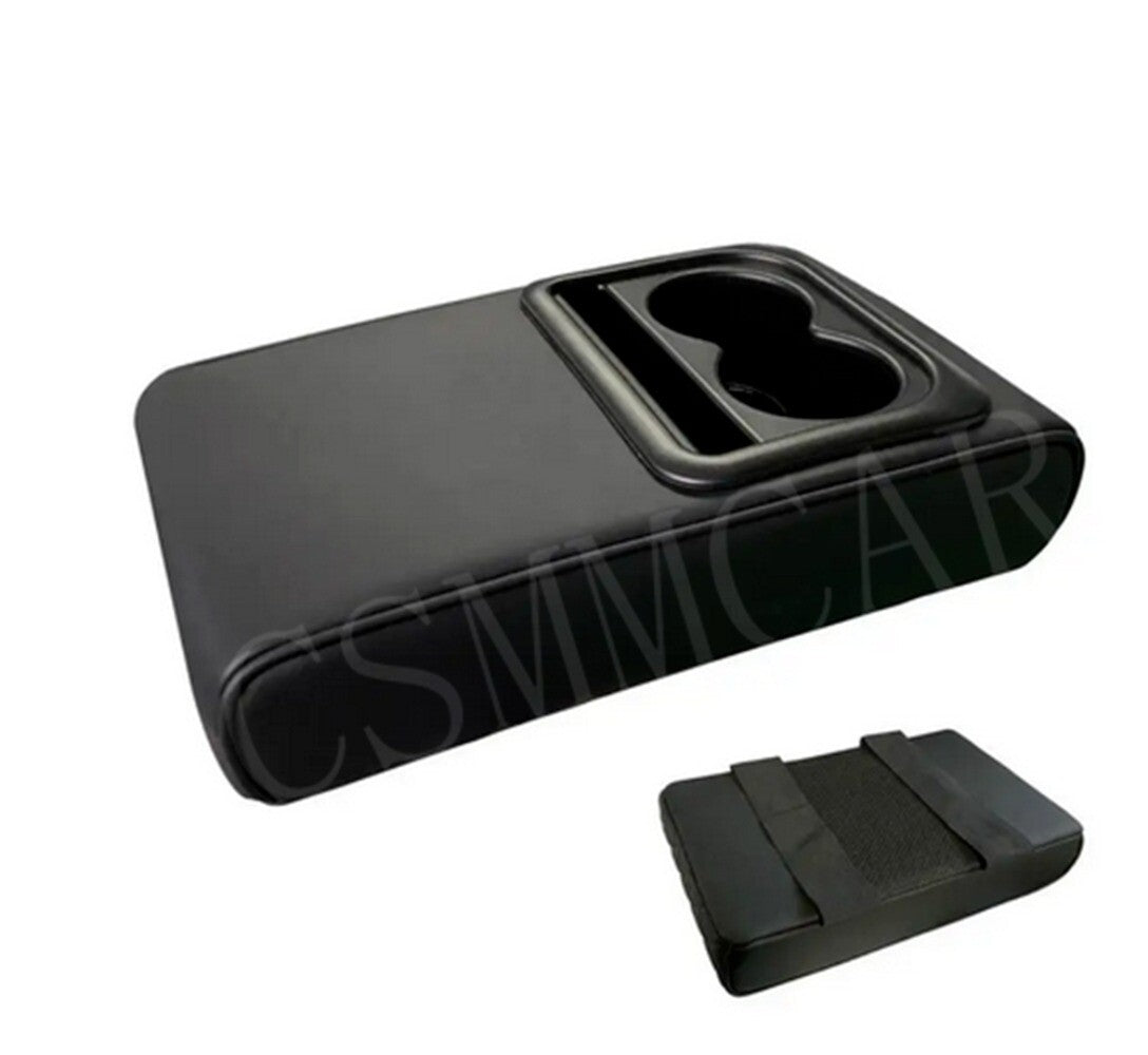 Black Armrest Cover Center Console Box Cushion Protector Fits For Car New n