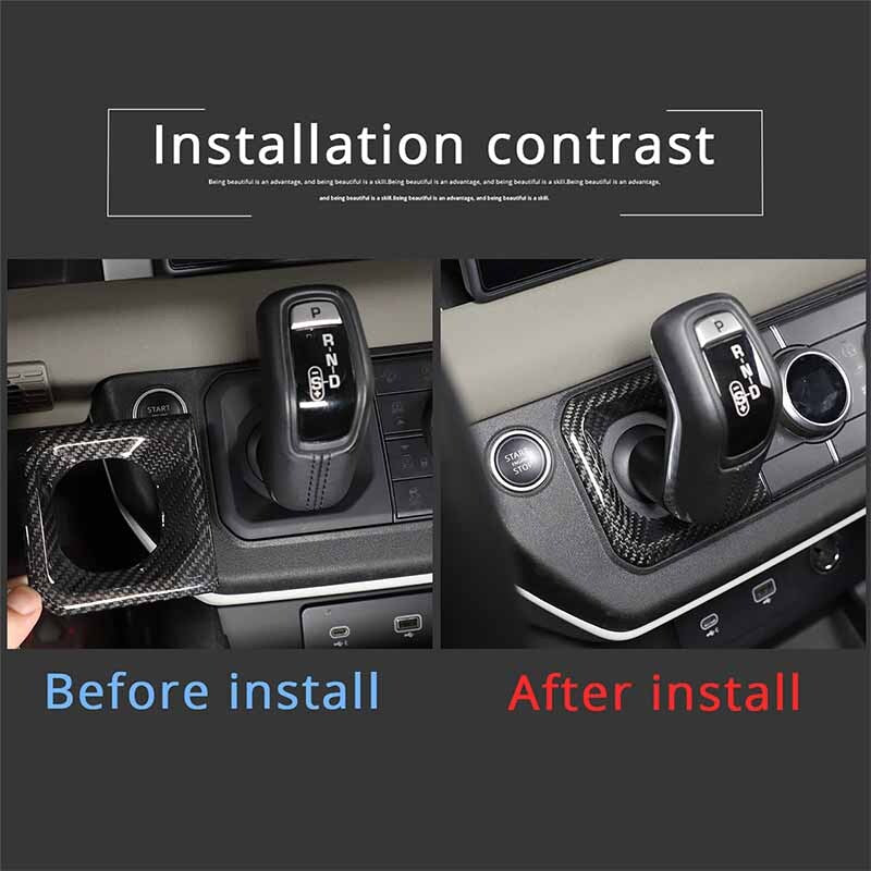 Carbon ABS front fender side vent cover trim L&R for Corvette C7 2014-2019- v