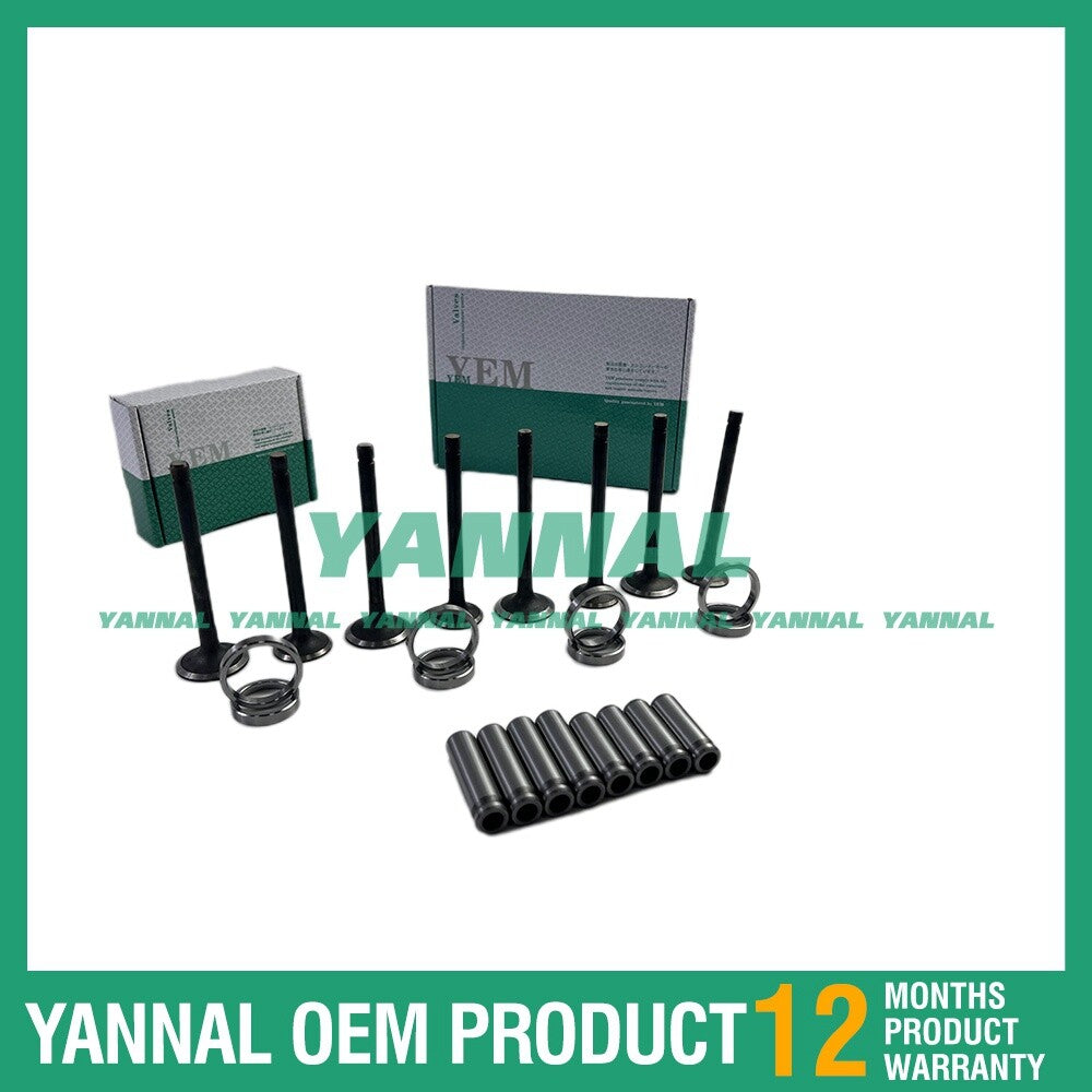 New 4M40 intake and exhaust valve rail for seat kit for Mitsubishi 307B excavators