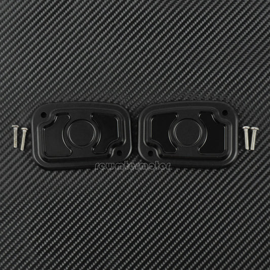 Left Right Brake Master Cylinder Cover Fit for Harley Touring FLHT FLHR TRIKE