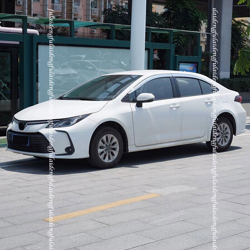 for Toyota for Corolla 2019-23 silver Window Visor Vent Sun Shade Rain Guard Shield