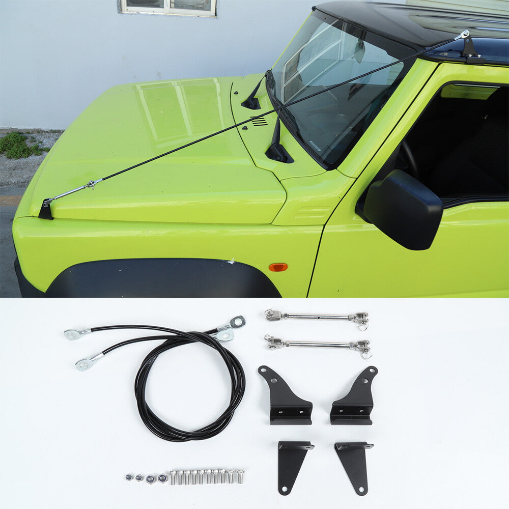 Black Iron/Steel Branch Branching Line Trim for Suzuki for Jimny 2019-22 Accessories