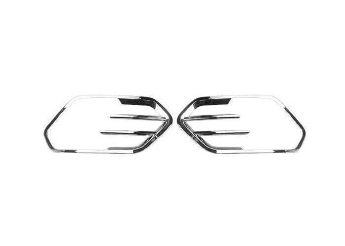 Chrome Front Fog Light Lamp Frame Moulding Trim 2X for Ford Escape Kuga 17-2019