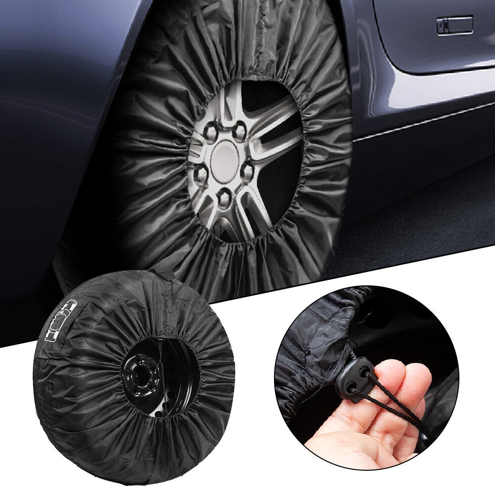 13-23 Car Spare Tyre Tire Protection Cover Carry Tote Handle Storage Bags New v
