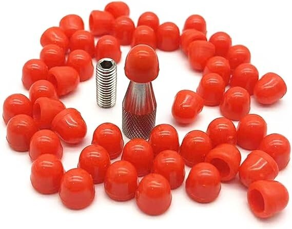 48Pcs Dent Removal Rubber Tips Dent Repairs Tools Set Dent Repair Hammer Tip v