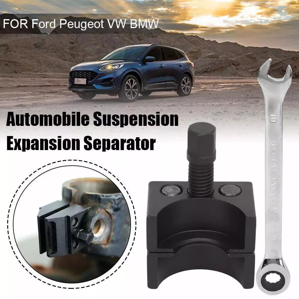 Universal Steel Suspension Strut Split Hub Steering Knuckle Spreader with Wrench Q