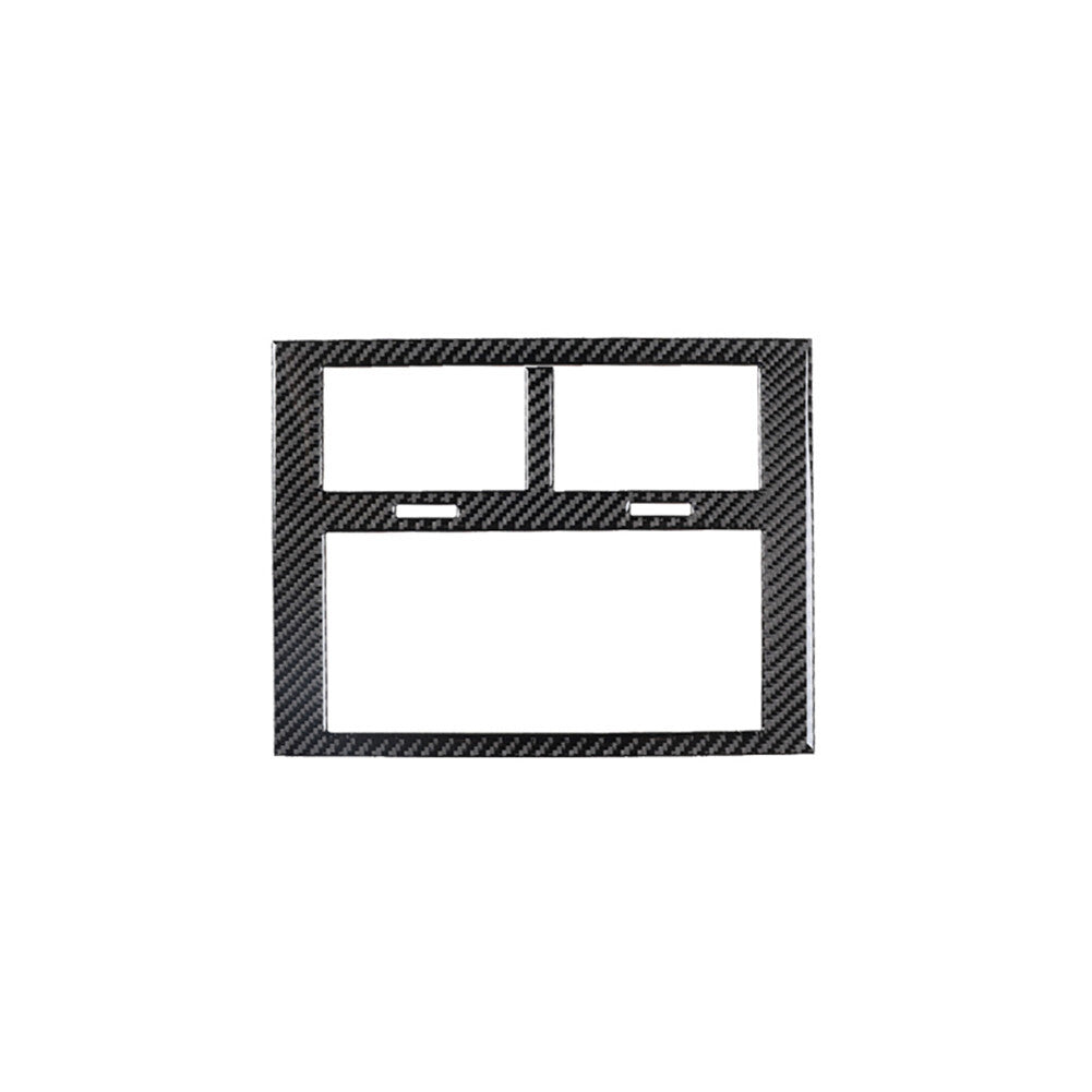 4x For CLA GLA Carbon Fiber Interior Center Cup Holder Cover Trim v