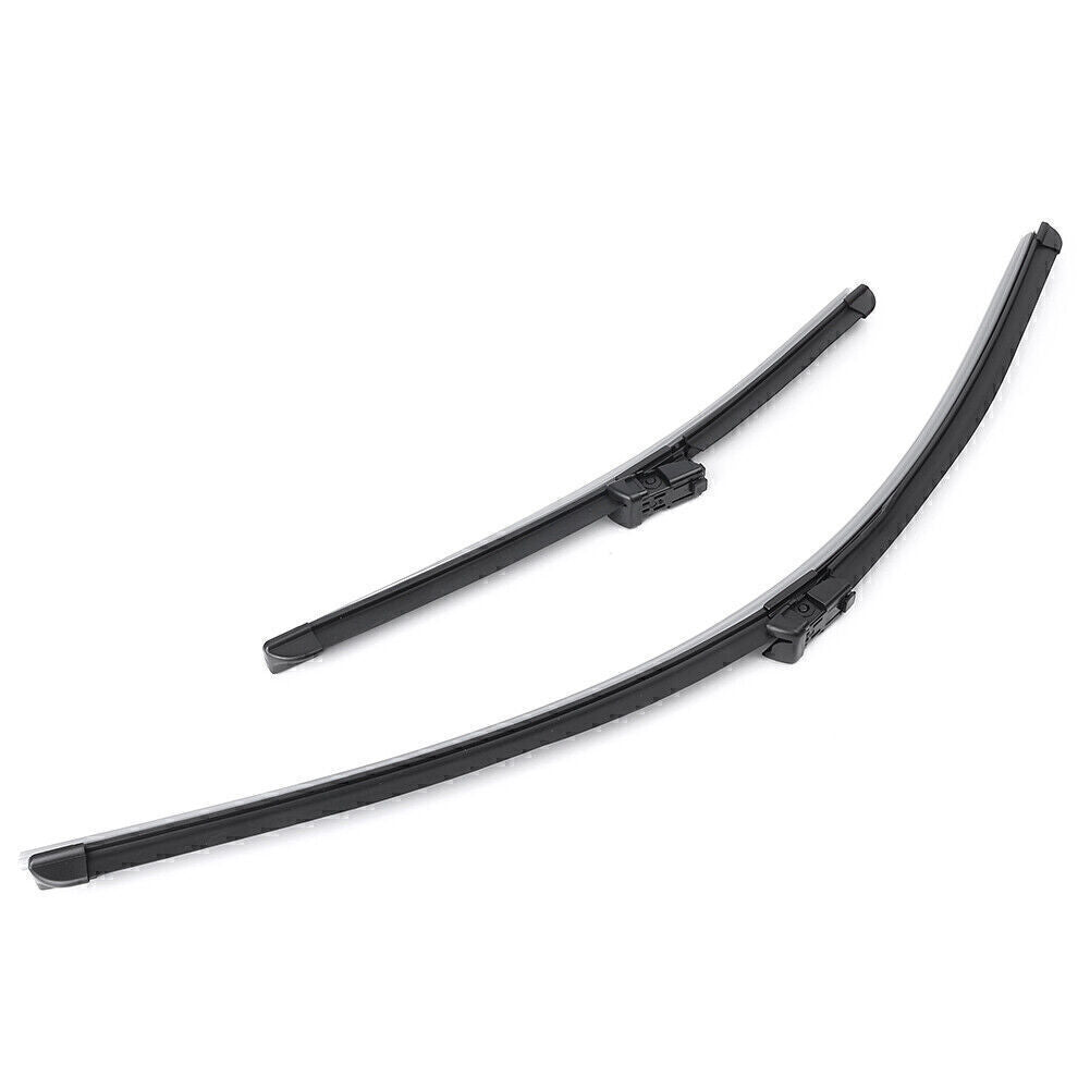 26+15 Front Windshield Wiper Blades Bracketless Fit for Fiat 500L 2012-2018 Car
