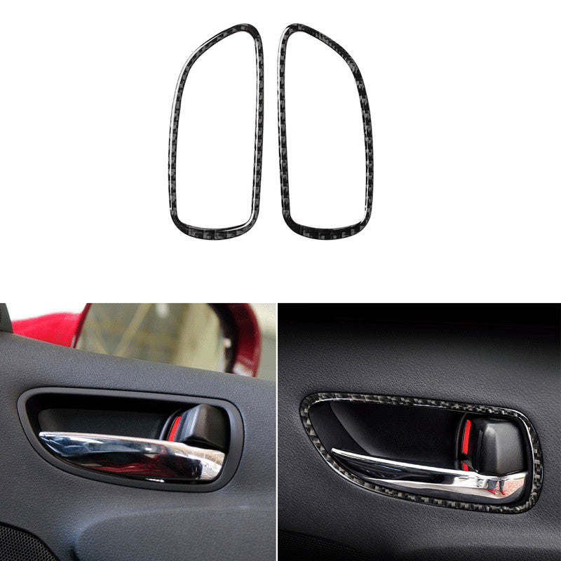 Suitable for Sienna 2021-2023 carbon fiber ABS front fog lamp cover decoration- v