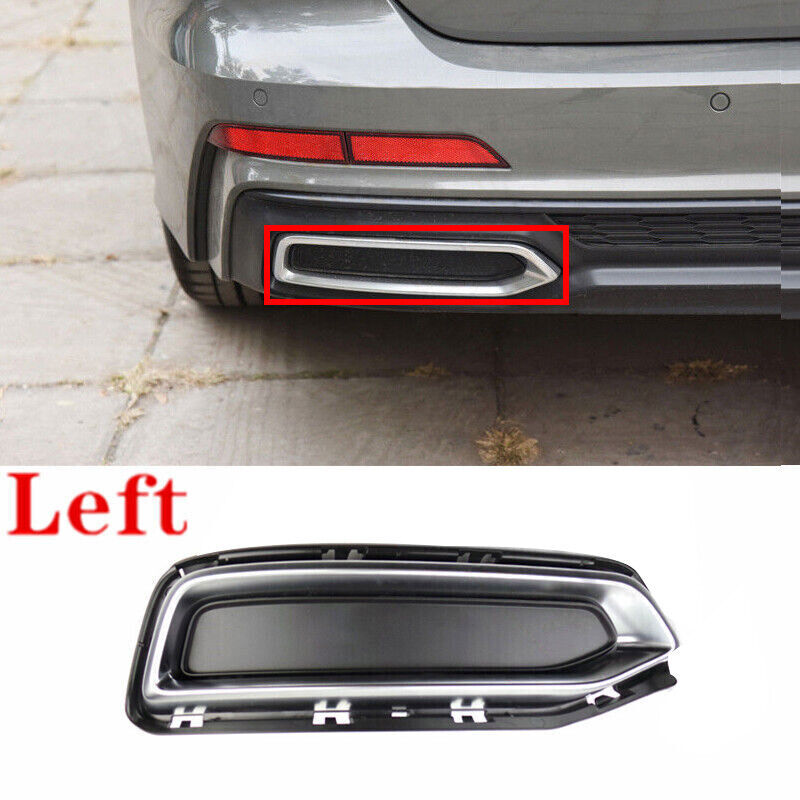 Left Side Rear Bumper Lower Chrome Trim Cover for Audi for A6 S-Line C8 2019-2022 Q