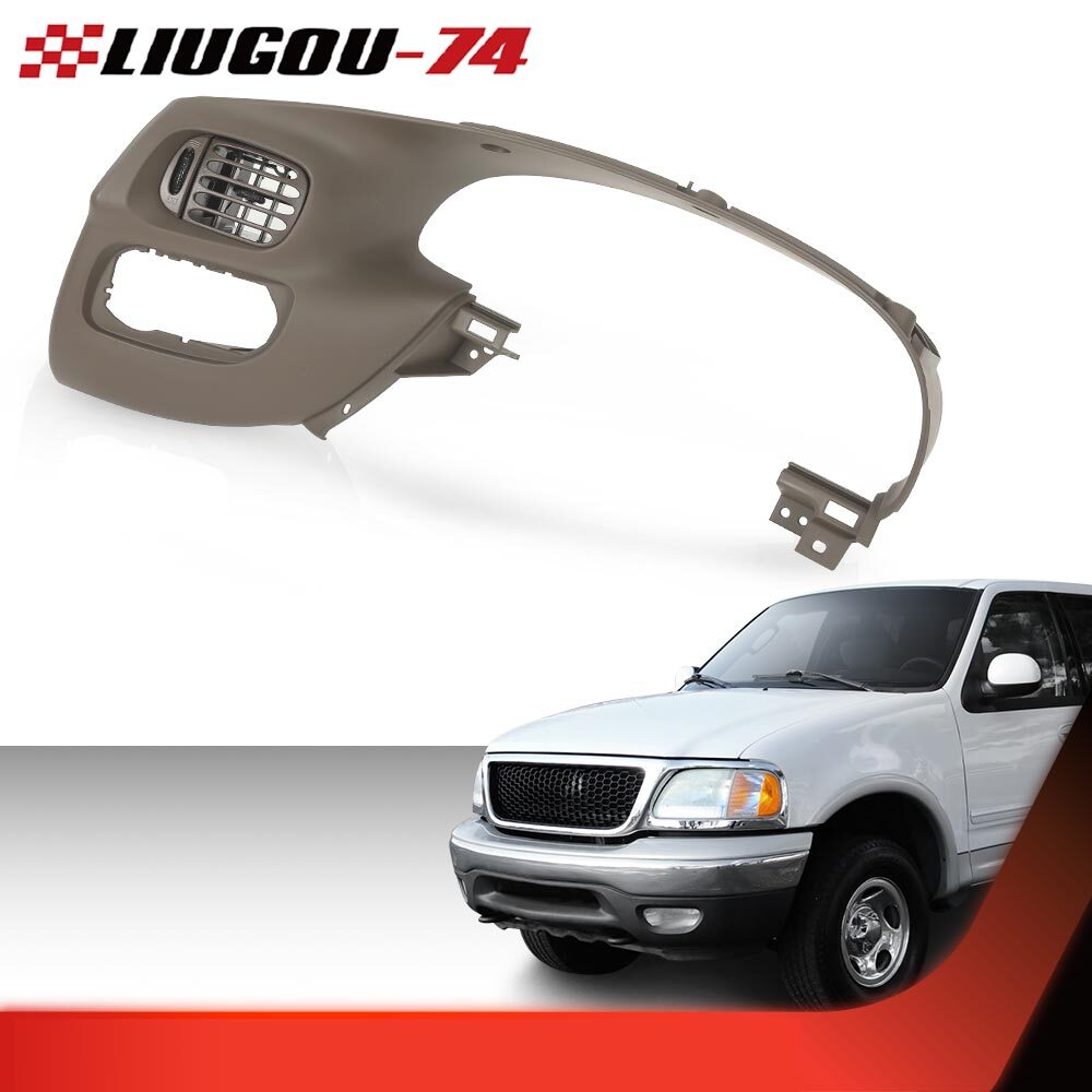 Fits 1997-03 for F150 Brown Dashboard Speedo Instrument Panel Bezel Trim Panel - v