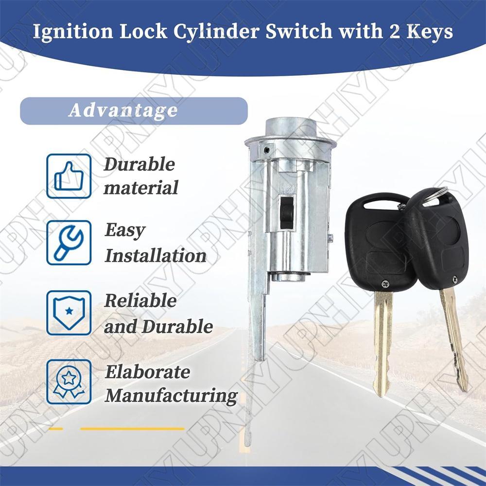New Ignition Lock Cylinder Switch with 2 Keys for Toyota 89703-33070 69052-34040 Q