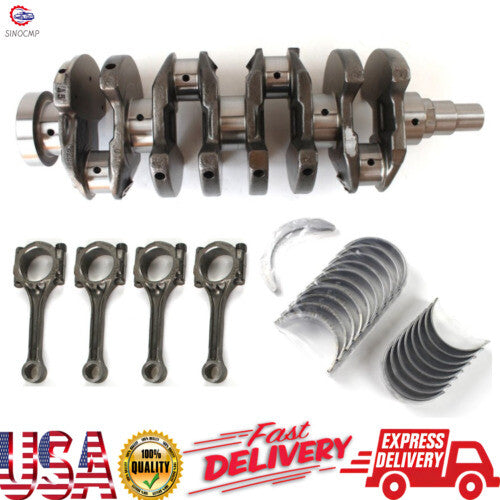 Engine Crankshaft Conrods w/ Bearing Kit for 2.0L for Hyundai for Elantra Tiburon for Tucson