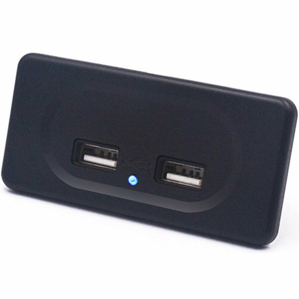 Dual USB Port Car for Charger Socket Power Outlet Adapter For Truck ATV Boat RV Bus