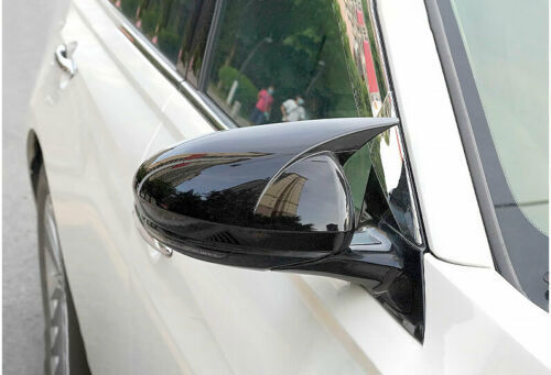 Glossy Black OX Horn Rear View Side Mirror Cover for Nissan Altima Teana 19-2022