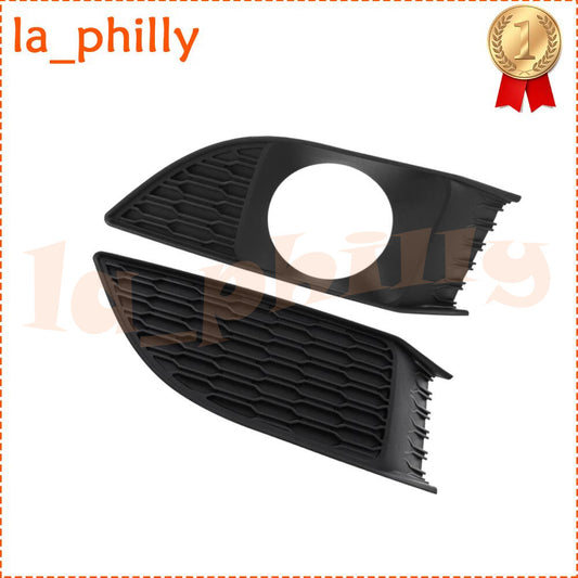 Pair Fit for 2011-14 for Dodge for Charger Right + Left Side Bumper Grille Bezel Insert