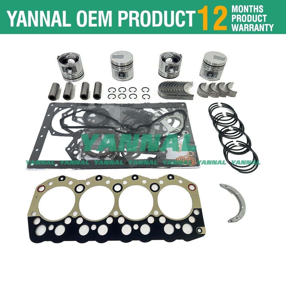 Piston ring gasket bearing for F18B/F18C forklift S4S rebuild kit -
