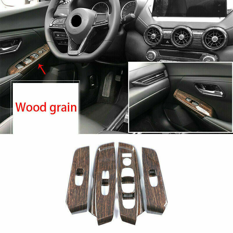 for Lexus NX200t 300h 2015-2021 Carbon Style Start Button Ignition Switch Trim v