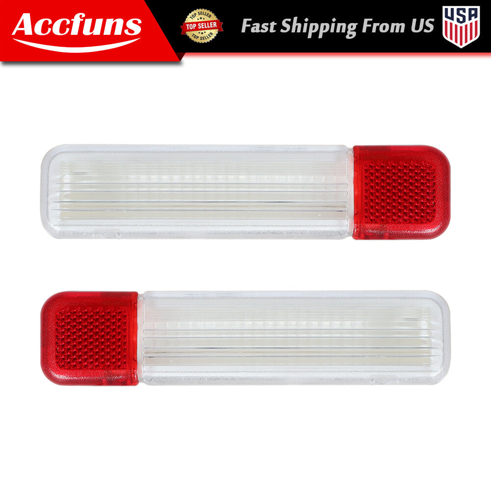 Suitable for Silverado Suburban for Sierra door panel reflectors, drive + passenger - n