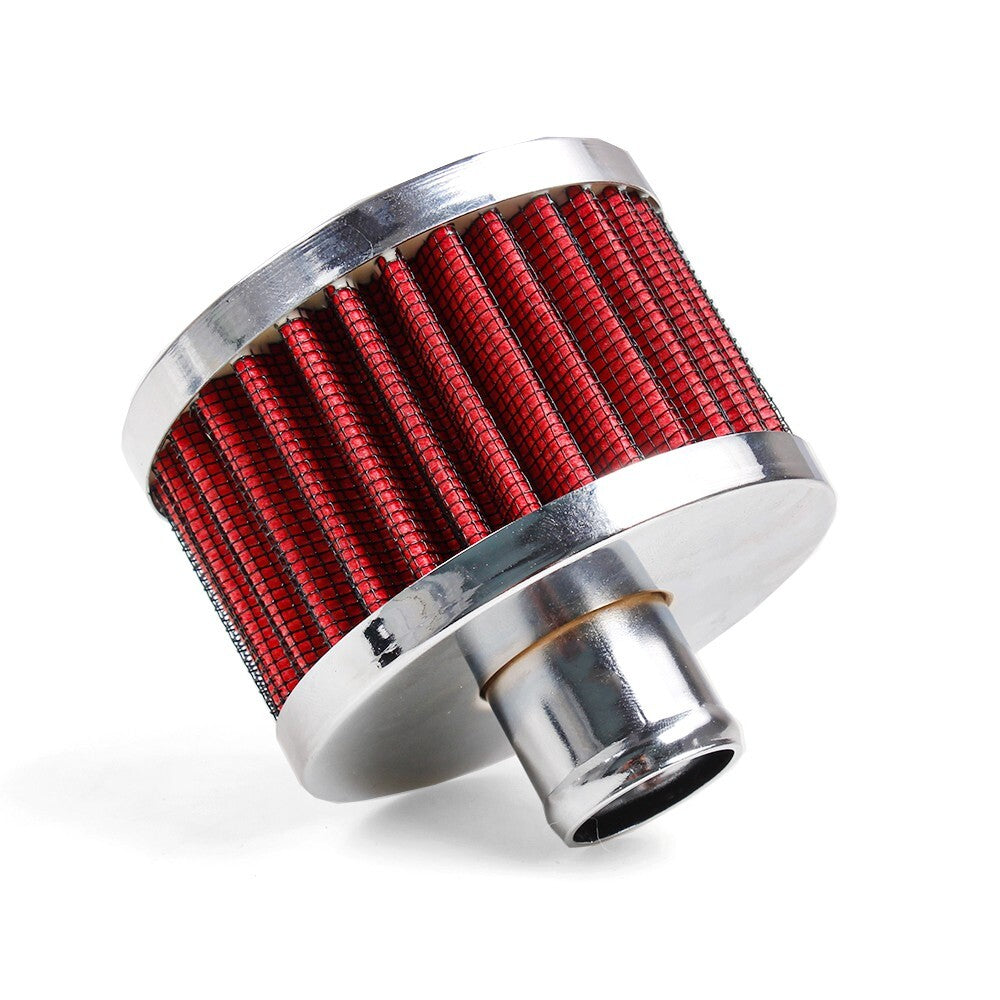 2PCS RED Extra Flow 1 to 1-1/4 Push In Valve Cover Baffle Breather Vent Filter Q