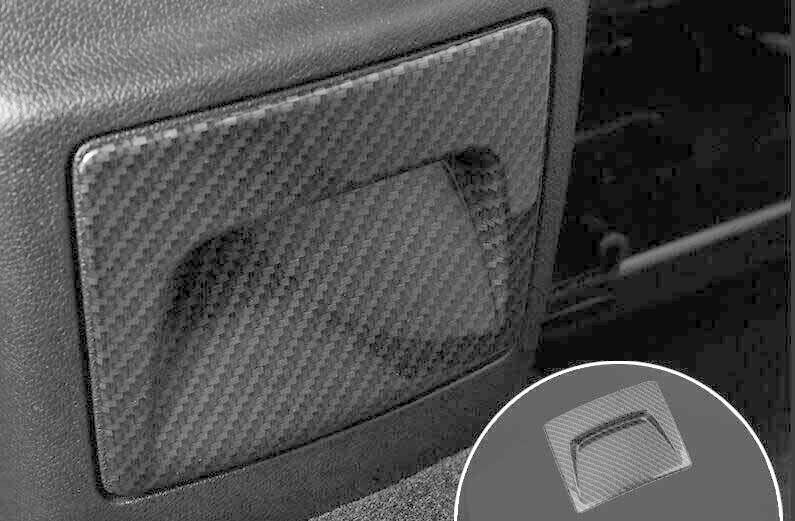 Rear Air Outlet Vent Panel Cover 1PCS for Ford Explorer 2011-2019 Carbon Fiber