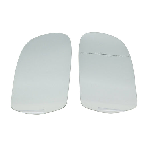 2Pcs Left & Right Mirror Glass Heated w/ Backing for Audi for A4 for A5 Quattro S4 S5 A3
