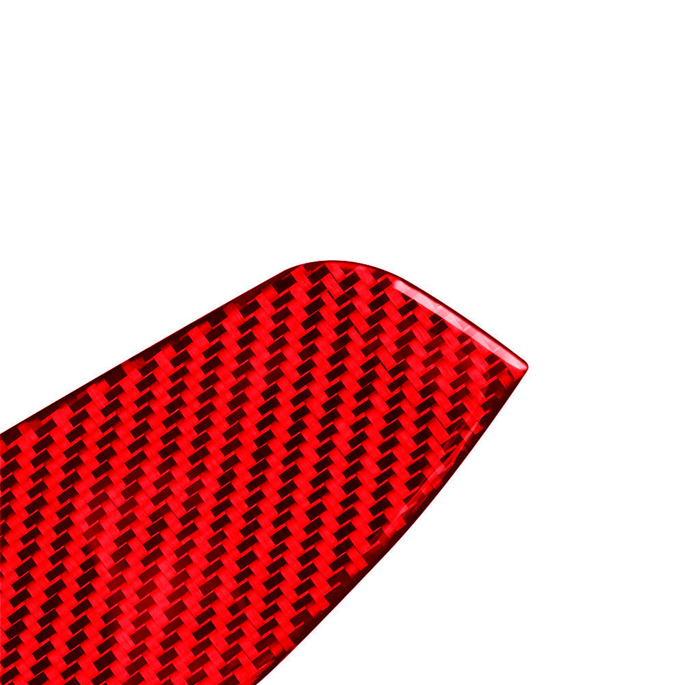 Red Carbon Fiber Interior Speedometer Panel Cover Trim for Mazda CX-9 2010-2015 v