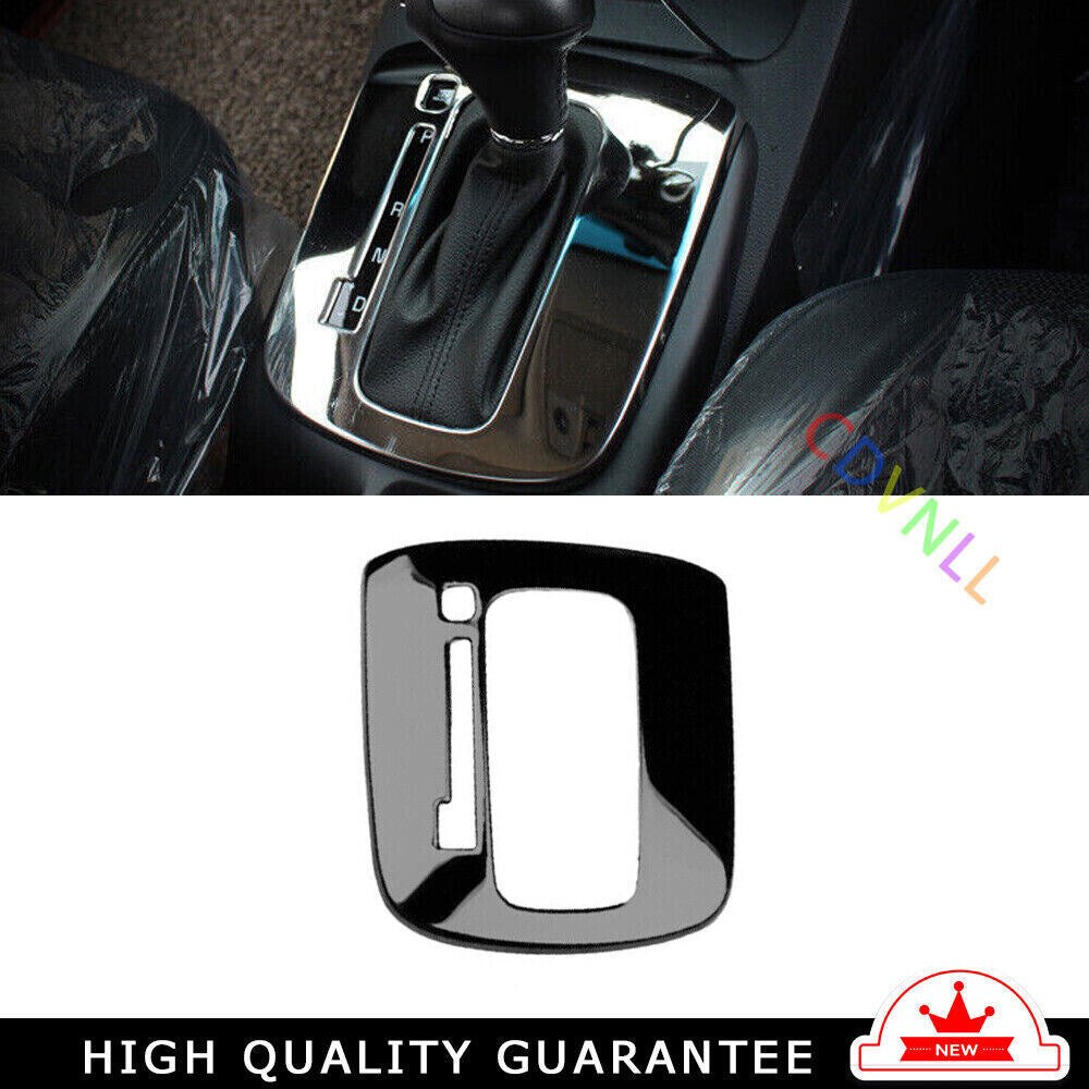 Center Console Gear Shift Cover Trim Fit for Kia K3 Forte 2017-2018 Black Steel