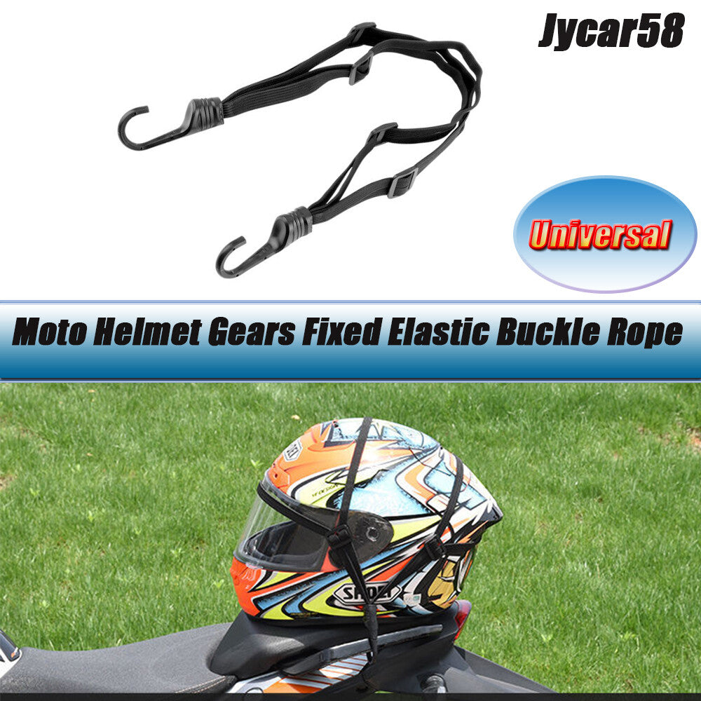 Universal Motorcycles Cargo Helmet Luggage Holder Net Buckle Rope Strap Hook