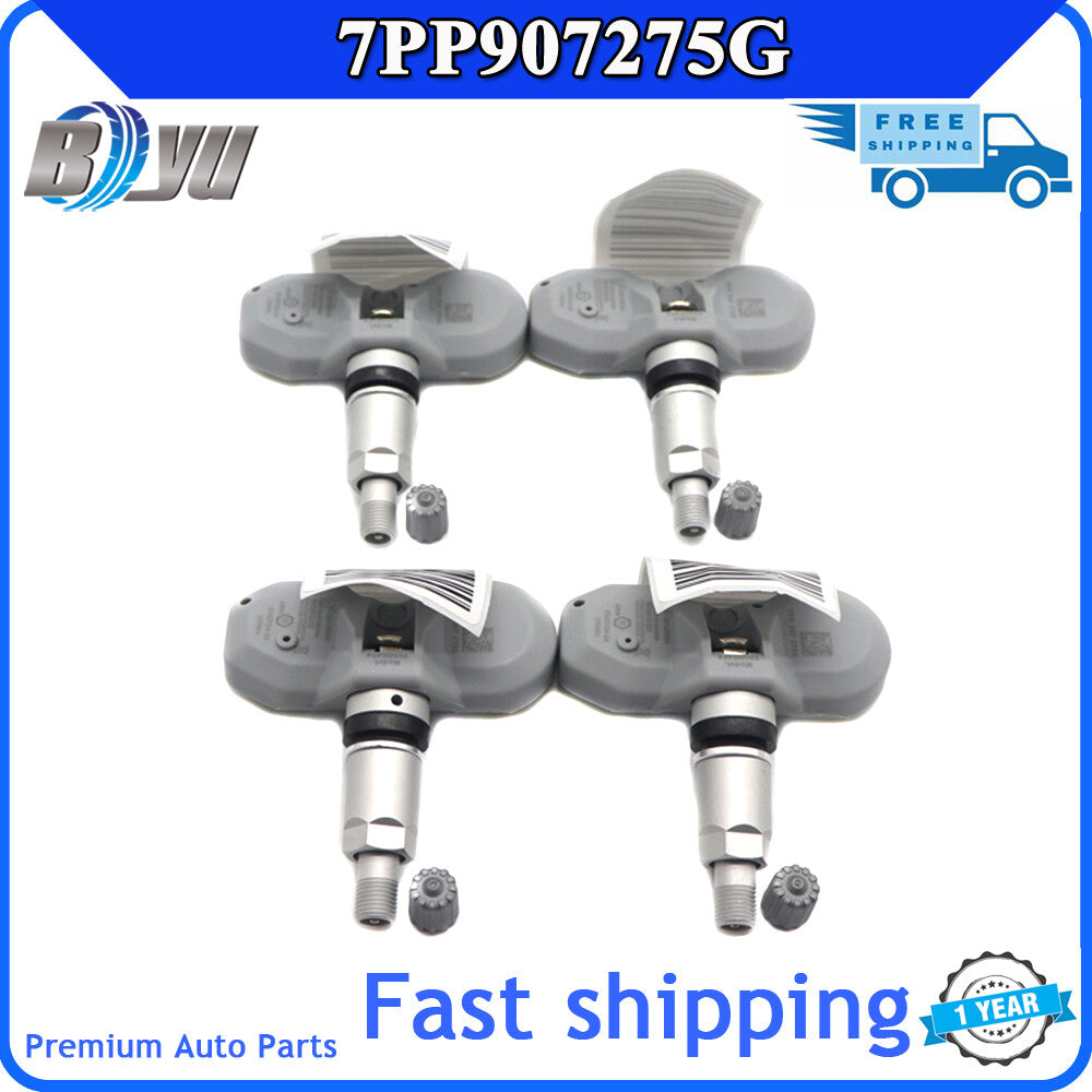 4-pack 7PP907275G 315MHz TPMS tire pressure sensors suitable for Audi for A8 , , and Cayman. v