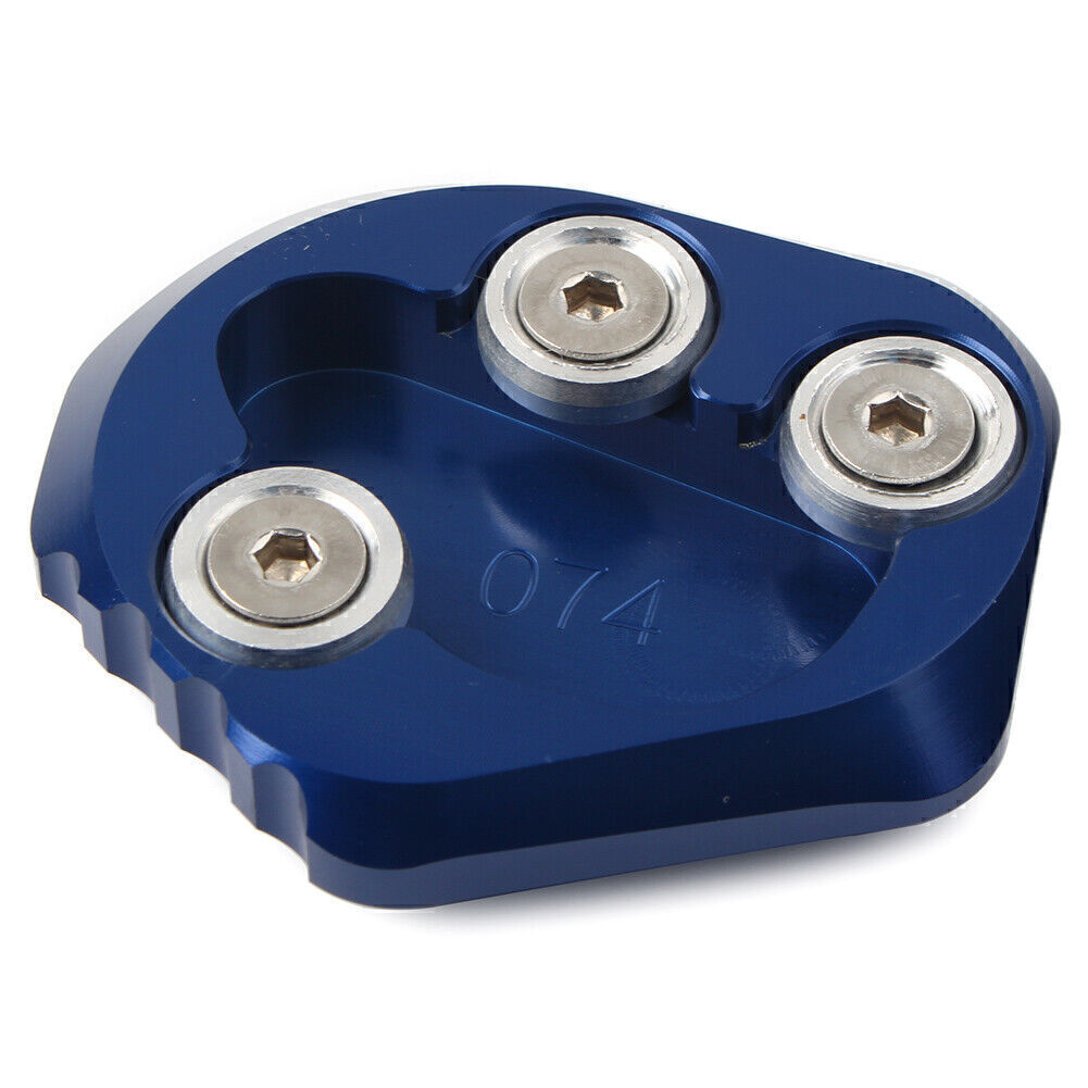 for YAMAHA YZF-R6 2017-2018 Blue Kickstand Side Stand Plate Extension Pad Q