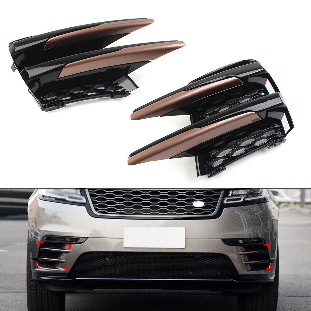 Frontsto?stangengitterabdeckung f¨¹r for Land Rover for Range Rover Velar 2017¨C2022 Paar