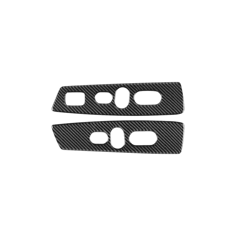Carbon Fiber Console CD Panel Trim For C Class W204 2007-2010 v