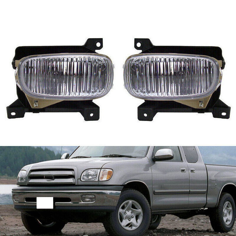 Pair Front bumper Fog Lamp for Toyota Tundra Pickup 2000 2001 2002 2003-2006