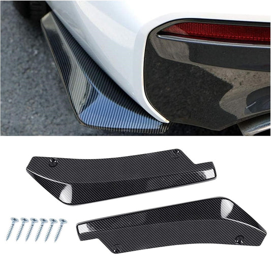 2pcs Fits  for ford  Accessories Rear Bumper Lip Diffuser Splitter Canard Protectors