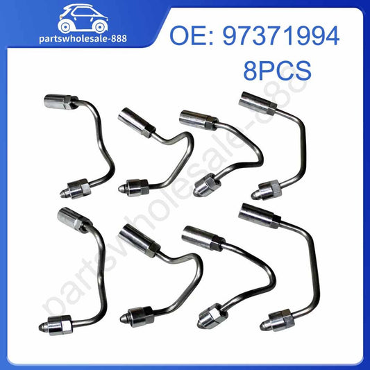 8 PCS 97371994 For 2006 - 2007 Classic 6.6l LBZ Duramax Fuel Rail Injector Lines