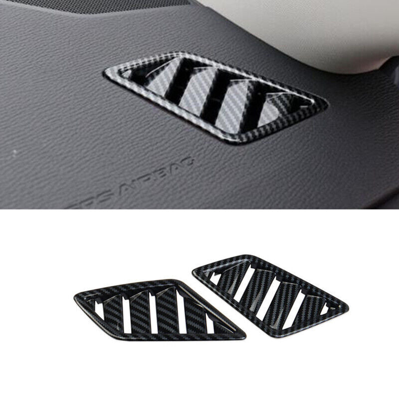 Carbon Fiber Dashboard Air Outlet Vent Cover for Mitsubishi Outlander 2022 2023