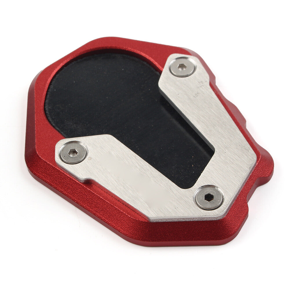 for BMW F900R 2020-2024 Kickstand Side Stand Enlarger Foot Sopport Pad Plate Red